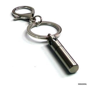 Bijou de sac – porte clé diffuseur de parfum acier