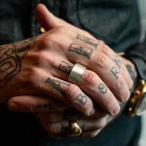 Bague Acier inoxydable homme et femme réglable