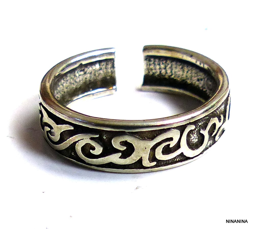 Bague de pied plaquĆ© Argent ā Image 3