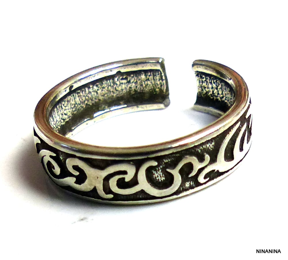 Bague de pied plaquƩ Argent