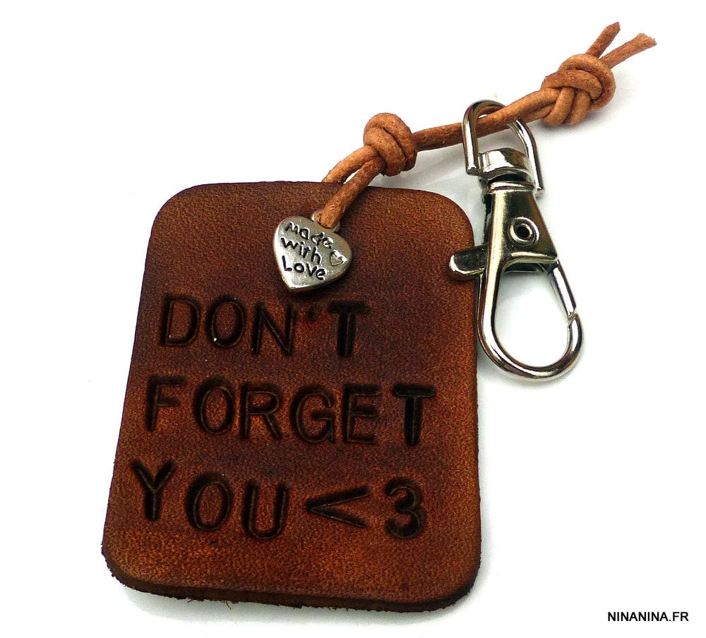 Porte clé homme cuir personnalisé les clés de papa – Image 4