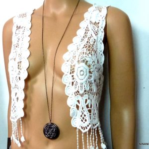 Collier Collier long – Sautoir pendentif porte photo métal noir