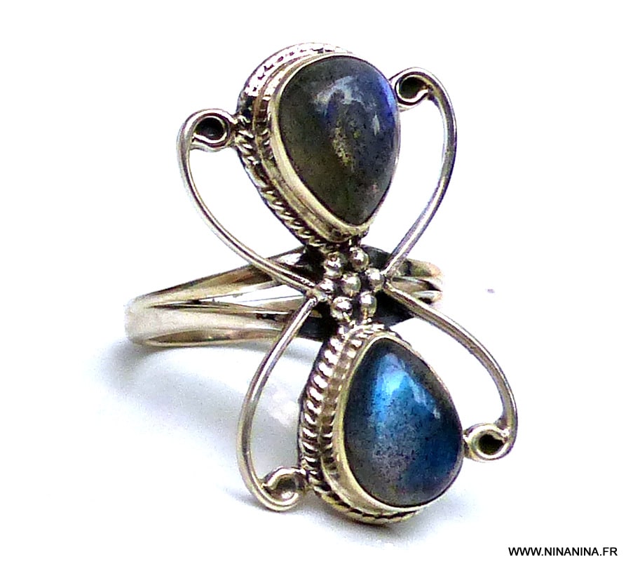 Bague Labradorite Argent 925 massif – Image 4