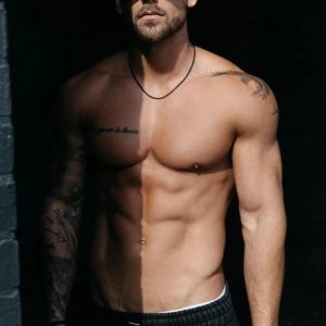 Chaine homme acier inoxydable noir maille venitienne