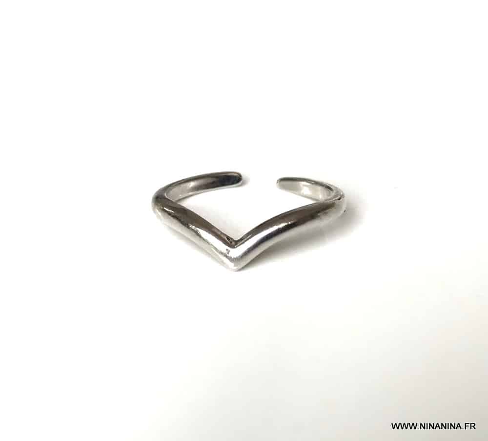 Bague d’orteil pour pied or – bijou femme doré forme V réglable – Image 5