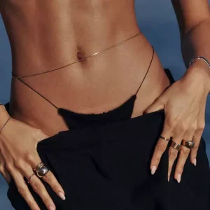 Chaine de taille maille serpentine Acier inoxydable