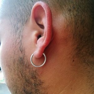 Creole 20 mm Argent 925 minimaliste homme femme