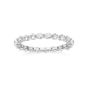 Alliance Zirconium Femme Oxyde Argent 925 massif