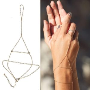 Bague Bracelet Festival Femme Plaqué Or 14 Carats