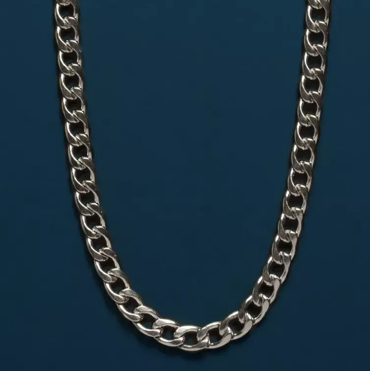 Chaîne homme pas cher Acier Inoxydable maille cubaine – Image 4