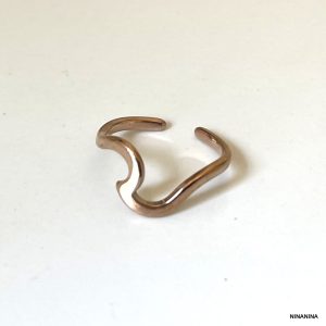 Bague Rose Gold Acier Inoxydable Réglable Pour Orteil