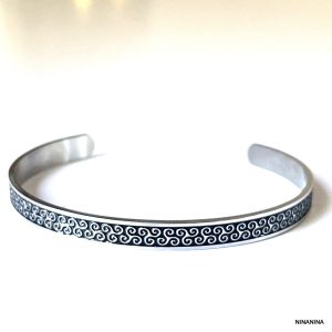 Bracelet Triskel Femme / Homme Jonc Acier Inoxydable