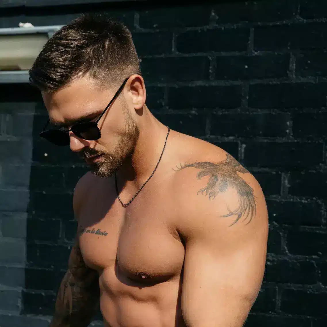 Chaine Acier Noir Pour Homme Maille Ovale Fermoir Doré Made in France – Image 5