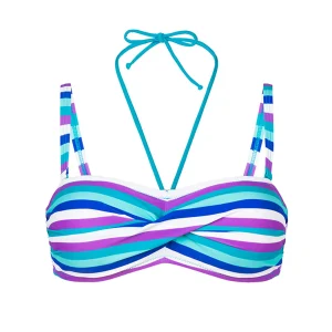 Wiki Florina bikini top sans armature, multicolore